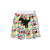 Shark Print Shorts Shark Head Little Dinosaur Camouflage Casual Shorts Fifth Pants Middle Pants