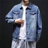 Denim Shirts Denim Jacket Men's Spring and Autumn Loose