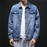 Denim Shirts Denim Jacket Men's Spring and Autumn Loose