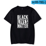 Black Lives Matter Closing Black Lives Matter Peripheral New Summer Fashion Casual Short Sleeve T-shirt