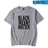 Black Lives Matter Closing Black Lives Matter Peripheral New Summer Fashion Casual Short Sleeve T-shirt