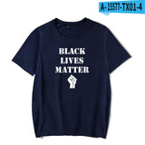 Black Lives Matter Closing Black Lives Matter Peripheral New Summer Fashion Casual Short Sleeve T-shirt