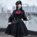 Gothic Lolita Harajuku Style Clothing Military Style Lolita Small Skirt SK Skirt Top Full Set JK Uniform