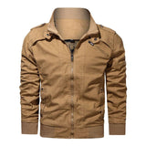 Tactics Style Men Outdoor Windproof Coat Men Casual Jacket Autumn Men's Stand Collar Jacket Jacket Men