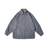Corduroy Patch Jacket Spring Shirt Men Loose Casual Jacket