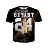 in Memory of Kobe T Shirt T-shirt Men and Women Short Sleeve T-shirt Top