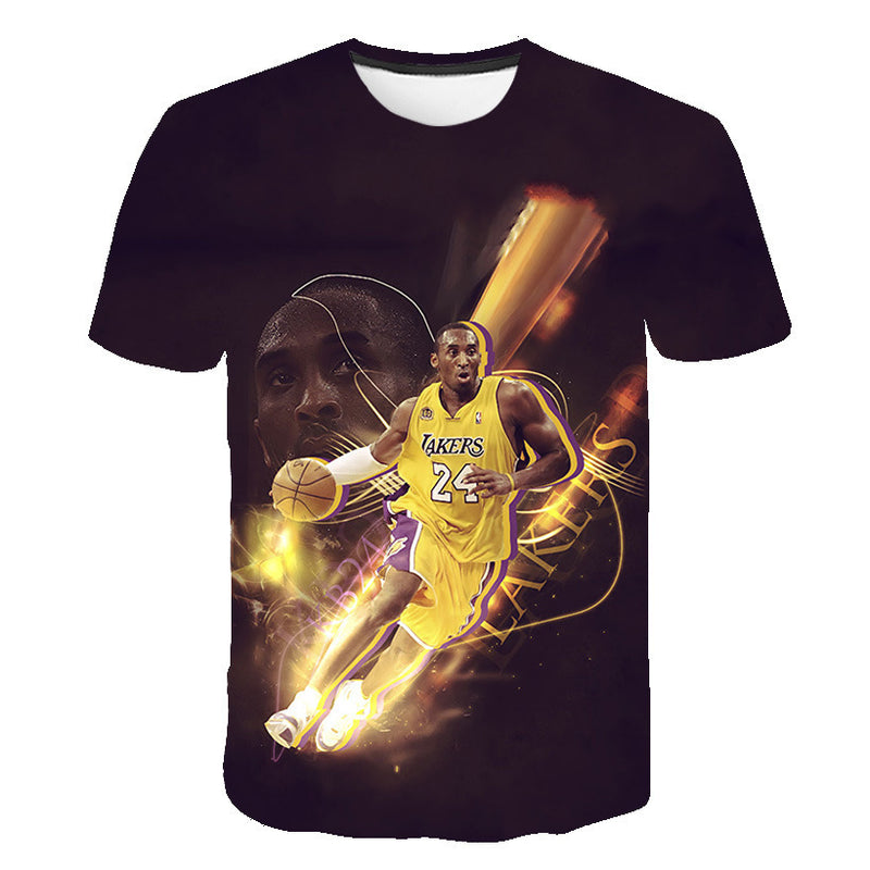 In Memory of Kobe T Shirt Kobe Bryant Printed 3D T-shirt