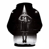 In Memory of Kobe Hoodie Kobe Commemorative Printed 3D Sweater