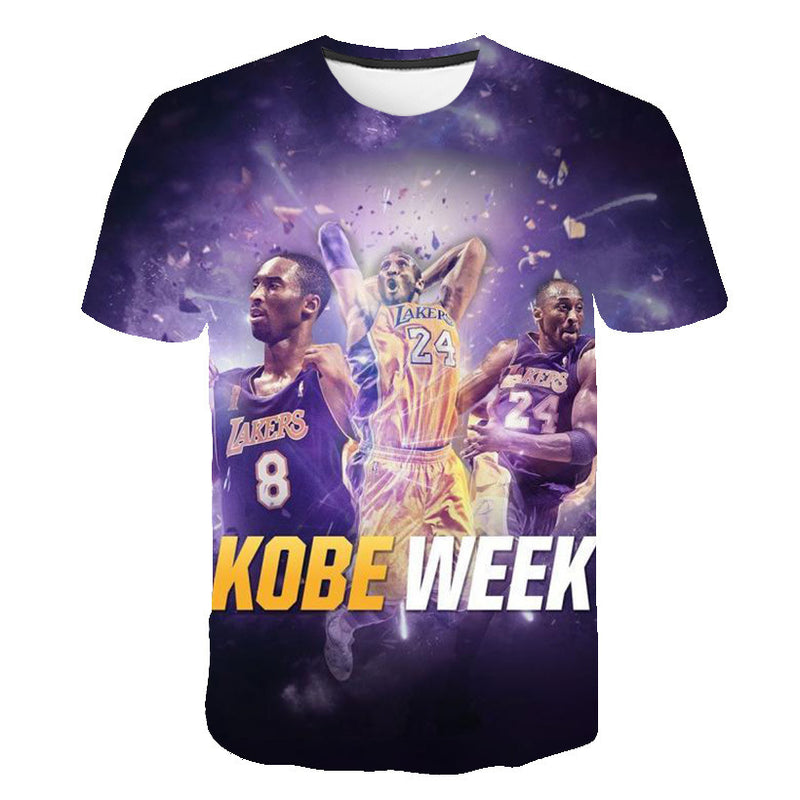 In Memory of Kobe T Shirt Kobe Bryant 3D Printed T-shirt