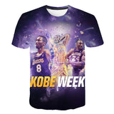 In Memory of Kobe T Shirt Kobe Bryant 3D Printed T-shirt