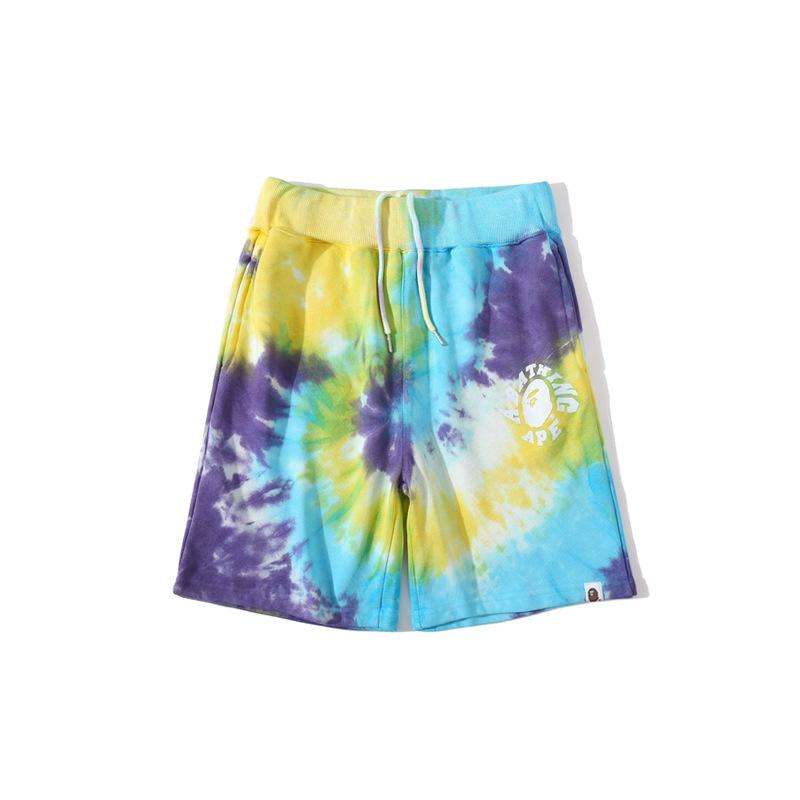 Shark Print Shorts Ape Head Blue Yellow Purple Shorts High Quality Casual Pants Beach Pants