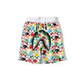 Shark Print Shorts Shark Head Little Dinosaur Camouflage Casual Shorts Fifth Pants Middle Pants