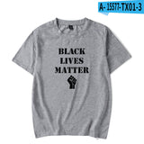 Black Lives Matter Closing Black Lives Matter Peripheral New Summer Fashion Casual Short Sleeve T-shirt