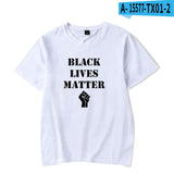 Black Lives Matter Closing Black Lives Matter Peripheral New Summer Fashion Casual Short Sleeve T-shirt