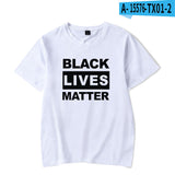 Black Lives Matter Closing Black Lives Matter Peripheral New Summer Fashion Casual Short Sleeve T-shirt