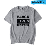 Black Lives Matter Closing Black Lives Matter Peripheral New Summer Fashion Casual Short Sleeve T-shirt