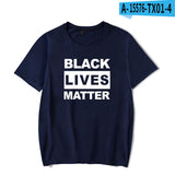 Black Lives Matter Closing Black Lives Matter Peripheral New Summer Fashion Casual Short Sleeve T-shirt