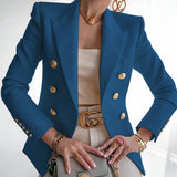 Women Coat Women's Slim Fit Solid Color Fashion Casual Short Coat