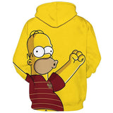The Simpsons Hoodie 3D Digital Printing Casual Sweatshirt