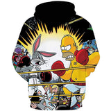 The Simpsons Hoodie 3D Digital Printing Casual Youth Sweater