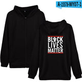 Black Lives Matter Closing Men's and Women's Same Zipper Sweater Spring and Autumn Coat