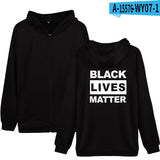 Black Lives Matter Closing Men's and Women's Same Zipper Sweater Spring and Autumn Coat