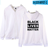 Black Lives Matter Closing Men's and Women's Same Zipper Sweater Spring and Autumn Coat
