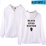 Black Lives Matter Closing Men's and Women's Same Zipper Sweater Spring and Autumn Coat