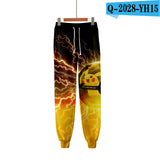 Men and Women Pokemon Pikachu Pant D Length Ankle Banded Pants