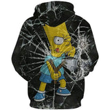 The Simpsons Hoodie Men's Sports Sweater 3D Digital Printing