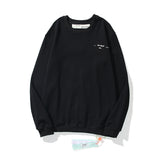Off White Sweatshirts Long Sleeve round Neck Neck Sweater Autumn and Winter Off Patch Arrow round Neck Pullover