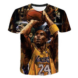 In Memory of Kobe T Shirt Kobe Bryant Printed 3D T-shirt