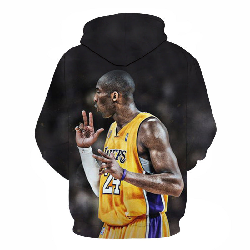 In Memory of Kobe Hoodie Kobe 3D Printing Loose