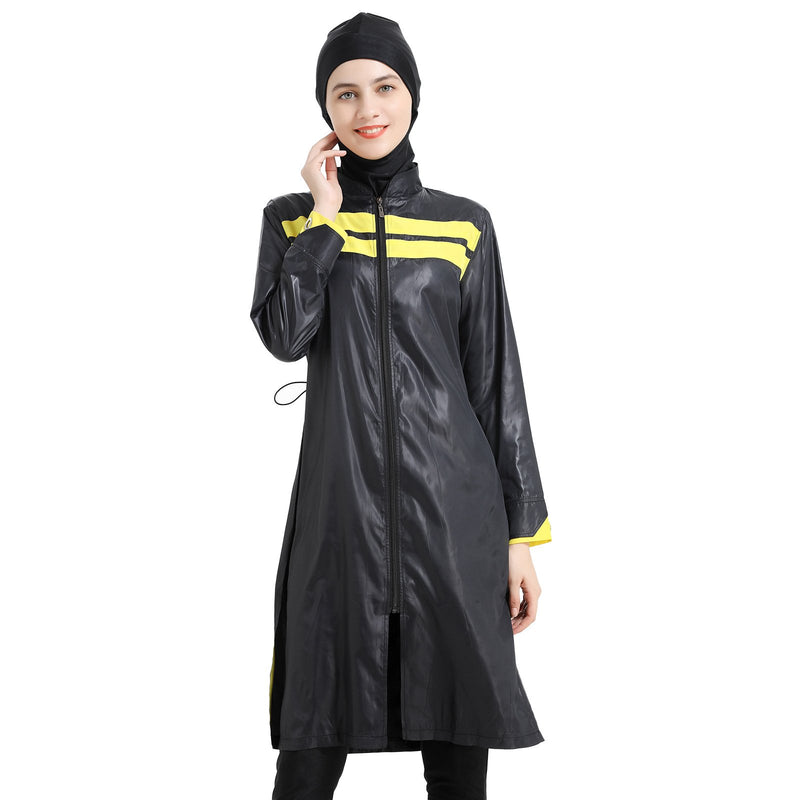 Burkini Swimwear Muslim Fashion Outfits Printed Muslim Swimsuit Conservative Sports Swimming Suit