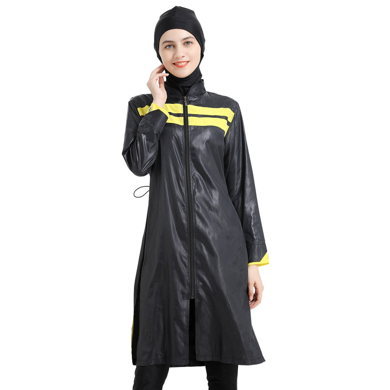 Burkini Swimwear Muslim Fashion Outfits Printed Muslim Swimsuit Conservative Sports Swimming Suit