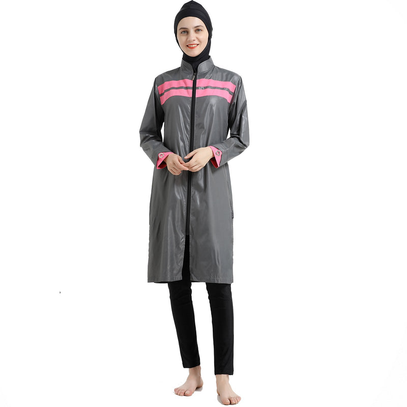 Burkini Swimwear Muslim Fashion Outfits Printed Muslim Swimsuit Conservative Sports Swimming Suit