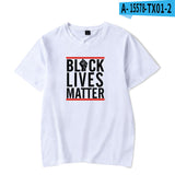Black Lives Matter Closing Black Lives Matter Peripheral New Summer Fashion Casual Short Sleeve T-shirt