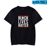 Black Lives Matter Closing Black Lives Matter Peripheral New Summer Fashion Casual Short Sleeve T-shirt
