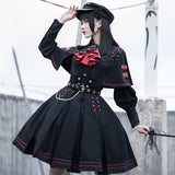 Gothic Lolita Harajuku Style Clothing Military Style Lolita Small Skirt SK Skirt Top Full Set JK Uniform