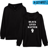 Black Lives Matter Closing Men's and Women's Same Zipper Sweater Spring and Autumn Coat