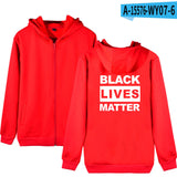 Black Lives Matter Closing Men's and Women's Same Zipper Sweater Spring and Autumn Coat