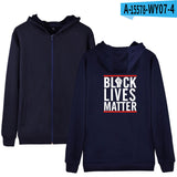 Black Lives Matter Closing Men's and Women's Same Zipper Sweater Spring and Autumn Coat