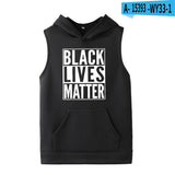 Black Lives Matter Dressing Printed Black Lives Matter Sleeveless Hooded Sweater Hoodies