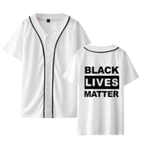 Black Lives Matter Closing Peripheral Summer Thin Short-Sleeved Baseball Uniform