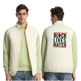Black Lives Matter Clothing Printed Men's and Women's Jacket Lightweight down Jacket Winter Coat Warm