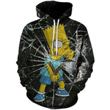 The Simpsons Hoodie Men's Sports Sweater 3D Digital Printing