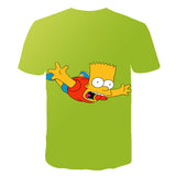 The Simpsons T-shirt 3D Digital Printing Breathable Casual Short Sleeve