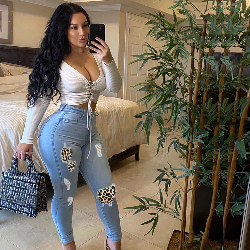 Women Plus Size Jeans Slim Fit Slimming Jeans Women