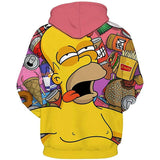 The Simpsons Hoodie 3D Digital Printing Sports Sweater