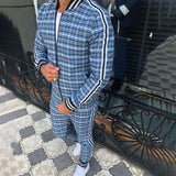 Men′s Athletic Tracksuit Sweat Suits for Men Outfits Autumn Fashion Men's Suit Outdoor Casual Zip Coat Casual Pants
